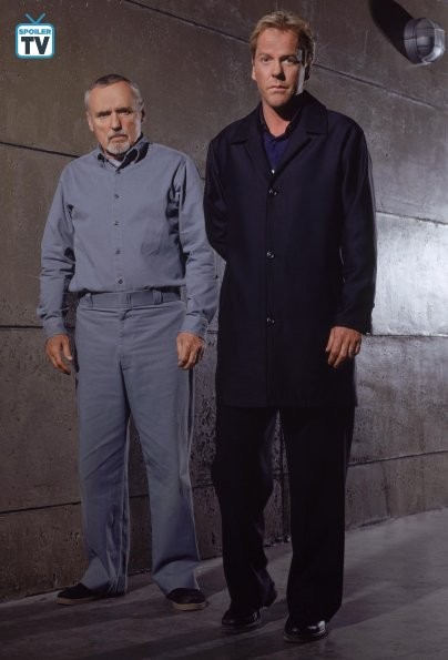 Jack Bauer (Kiefer Sutherland) et Victor Drazen (Dennis Hopper)