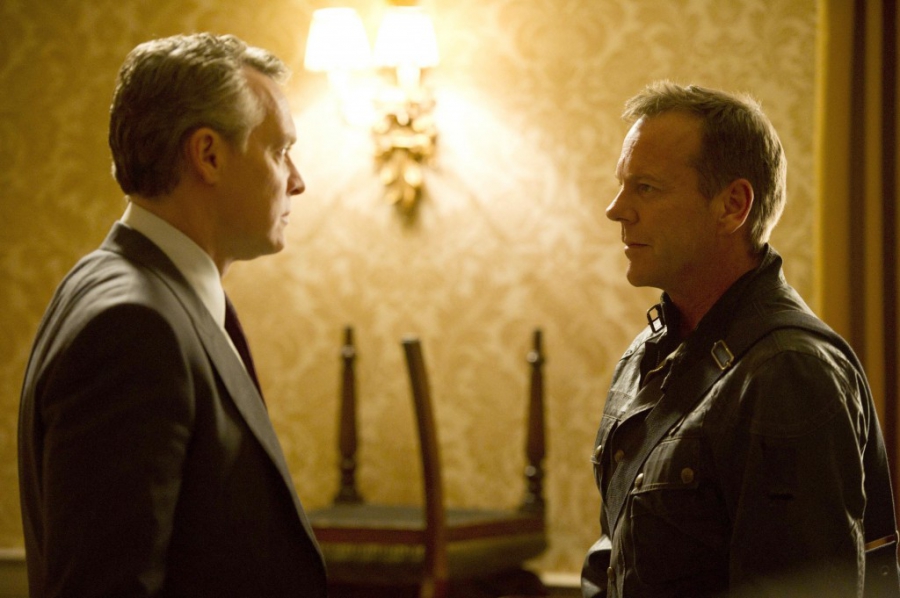 Face à face entre Mark Boudreau (Tate Donovan) et Jack Bauer (Kiefer Sutherland)